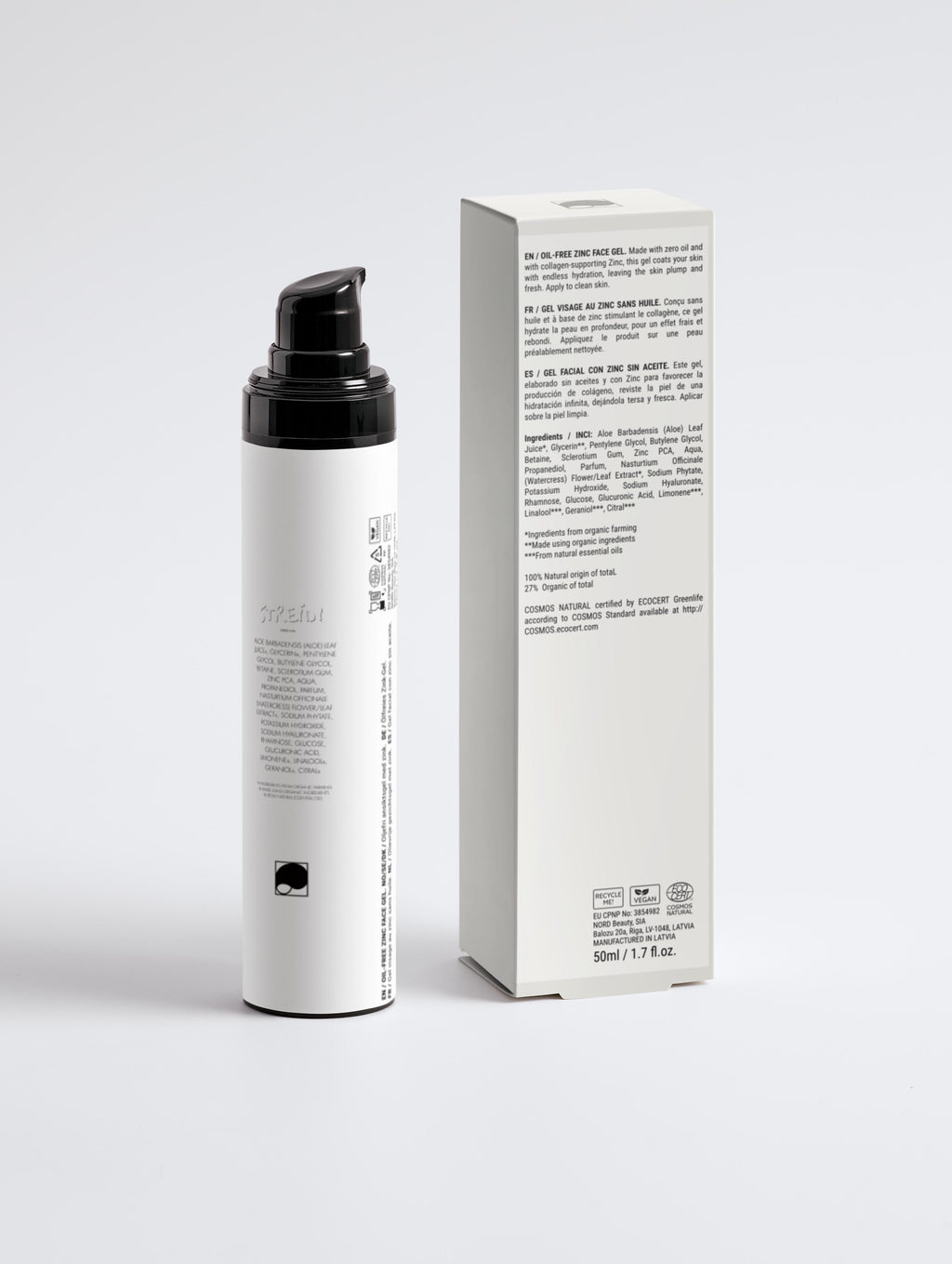 Oil-Free Zinc Face Gel for Men